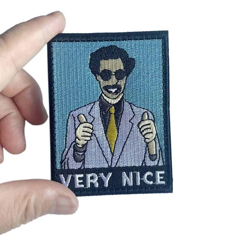 Parche táctico bordado moral pulgar arriba – Accesorio para uniforme - imagen 3