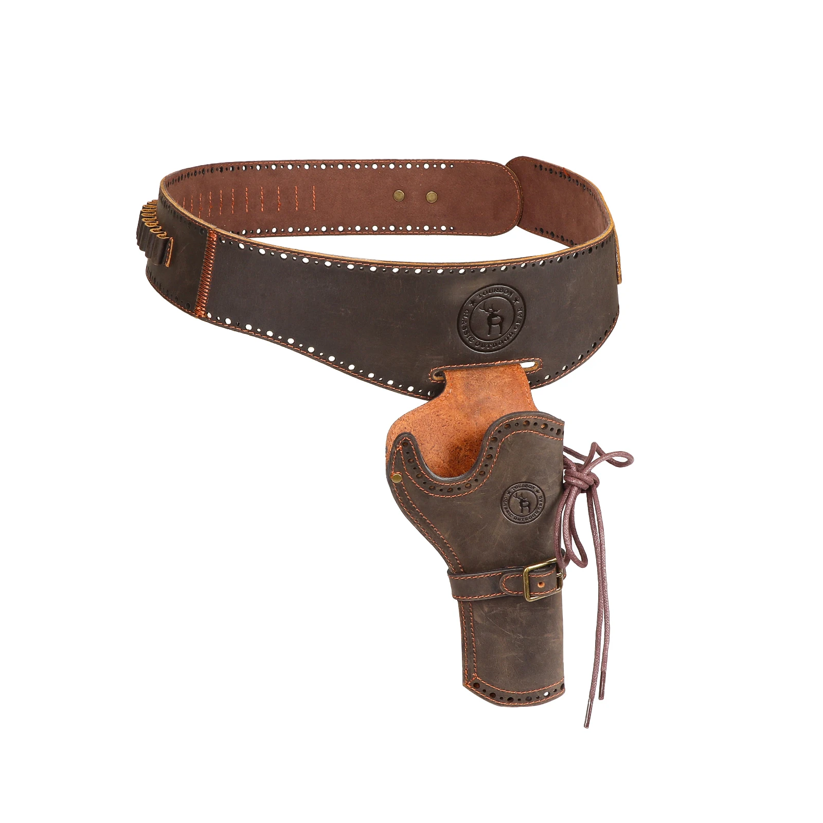 Tourbon funda de pistola de cuero para cinturón de caza táctico - imagen 2