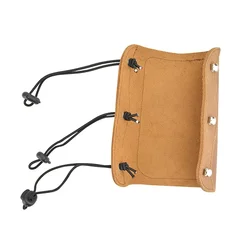 Protector de brazo para tiro con arco en piel de vaca - ajustable