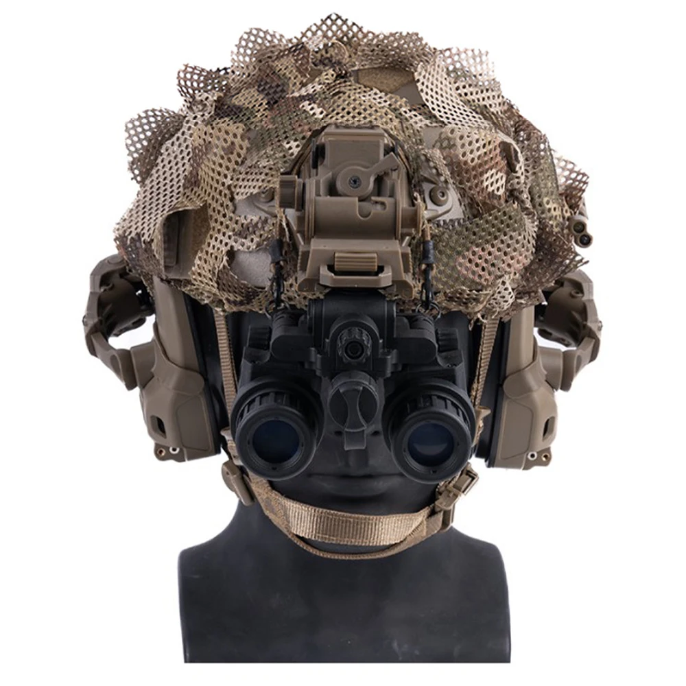 Cubierta táctica casco malla transpirable camuflaje láser Airsoft - imagen 2