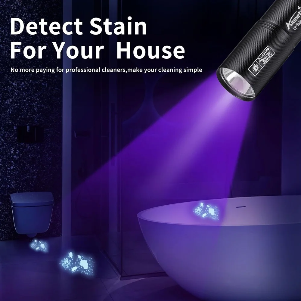Linterna UV recargable USB para detección y marcaje - imagen 3