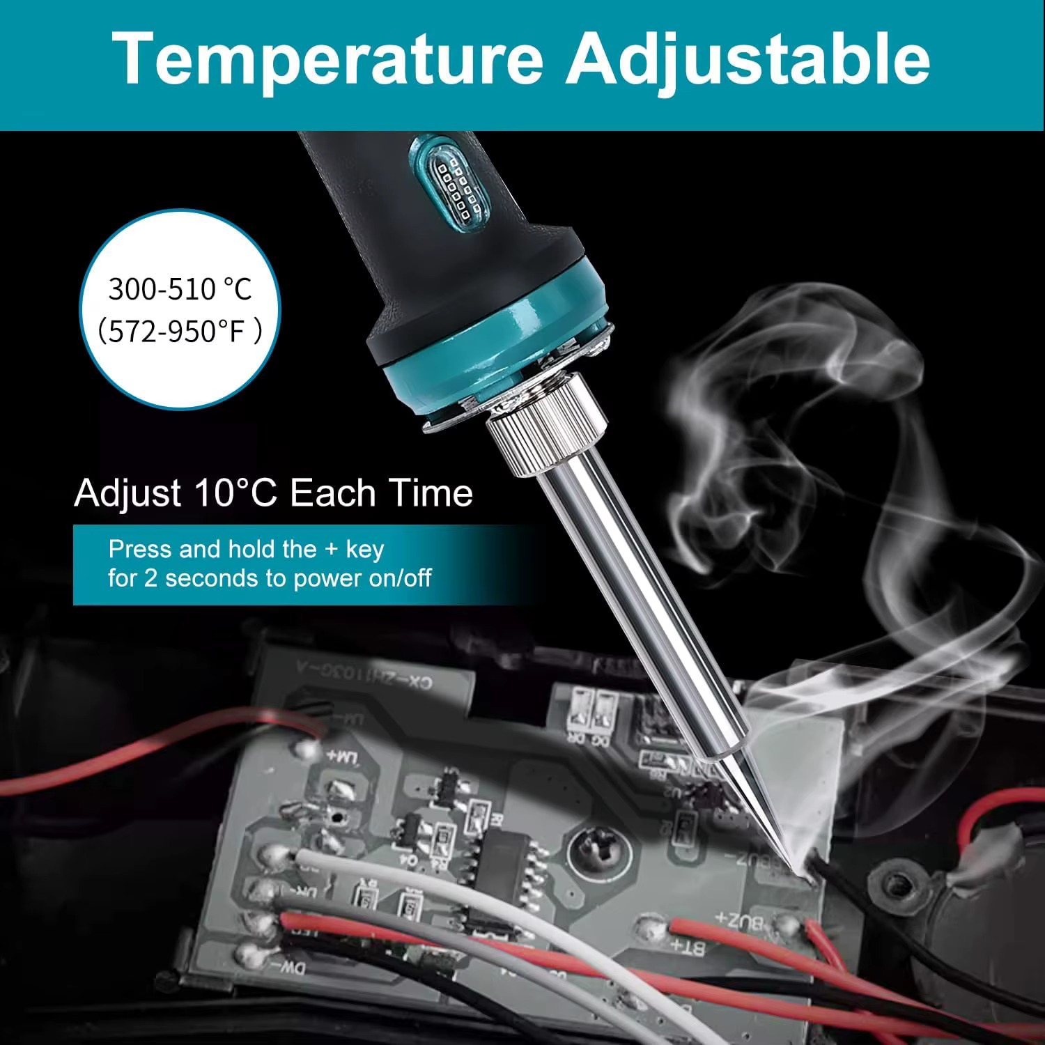 Makita soldador inalámbrico para batería, soldadura de cables - imagen 5