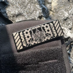 Insignias tácticas reflectantes de nailon EVA – Diseños anime