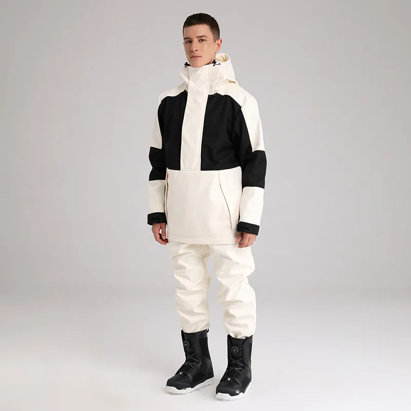 SEARIPE traje de nieve impermeable chaqueta y pantalón unisex - imagen 4