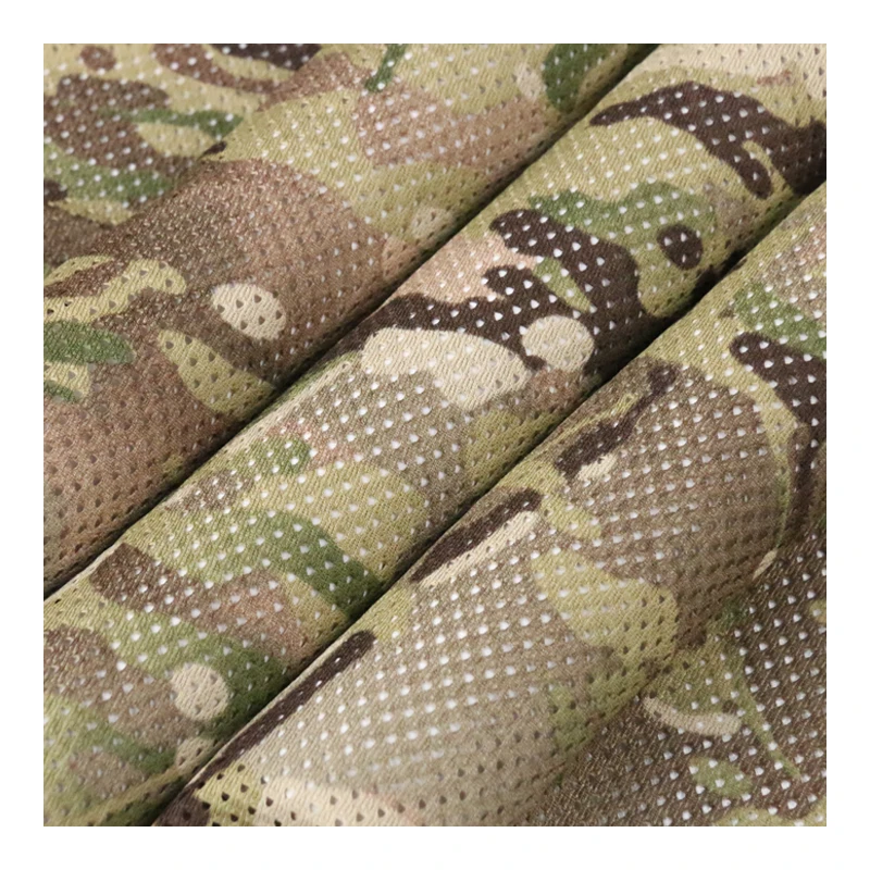 Tela táctica camuflada de malla tricot para confección - imagen 4