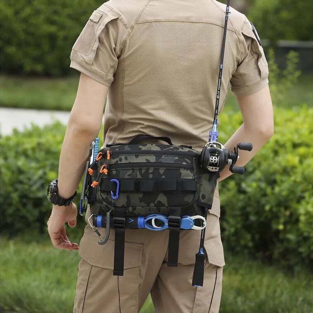 Bolsa táctica de pecho sistema MOLLE Lua B para aire libre y pesca - imagen 3