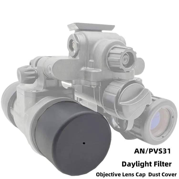 PVS14 cubierta protectora lente NVG de goma suave para visor