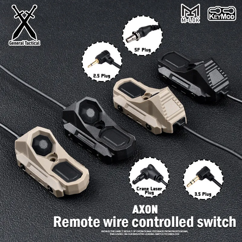 Interruptor remoto táctico AXON M-LOK para linterna M600 M300