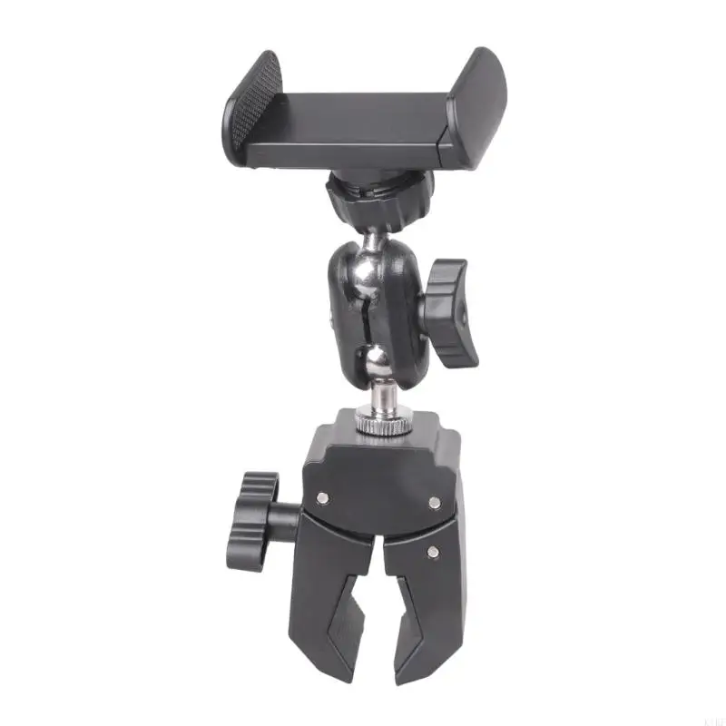 Soporte con clip y rótula