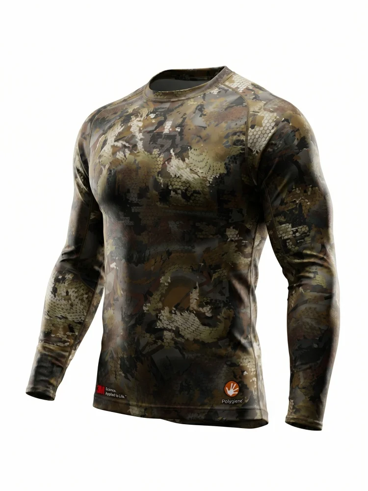 Camiseta térmica manga larga caza y pesca camuflaje secado rápido - imagen 5