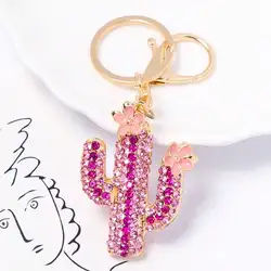 Llavero cactus con flor pequeña – original de planta
