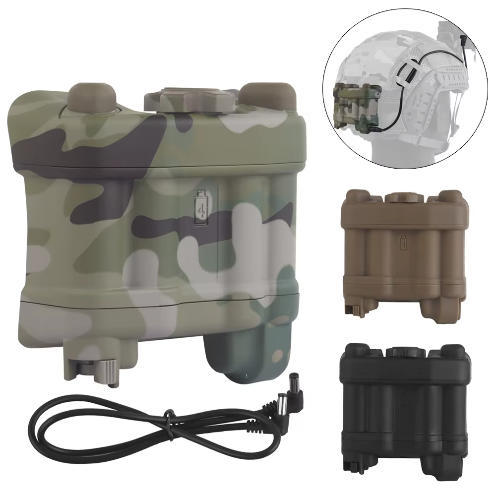 Estuche caja batería AN/PVS-31 Airsoft táctico – Reproducción - imagen 4