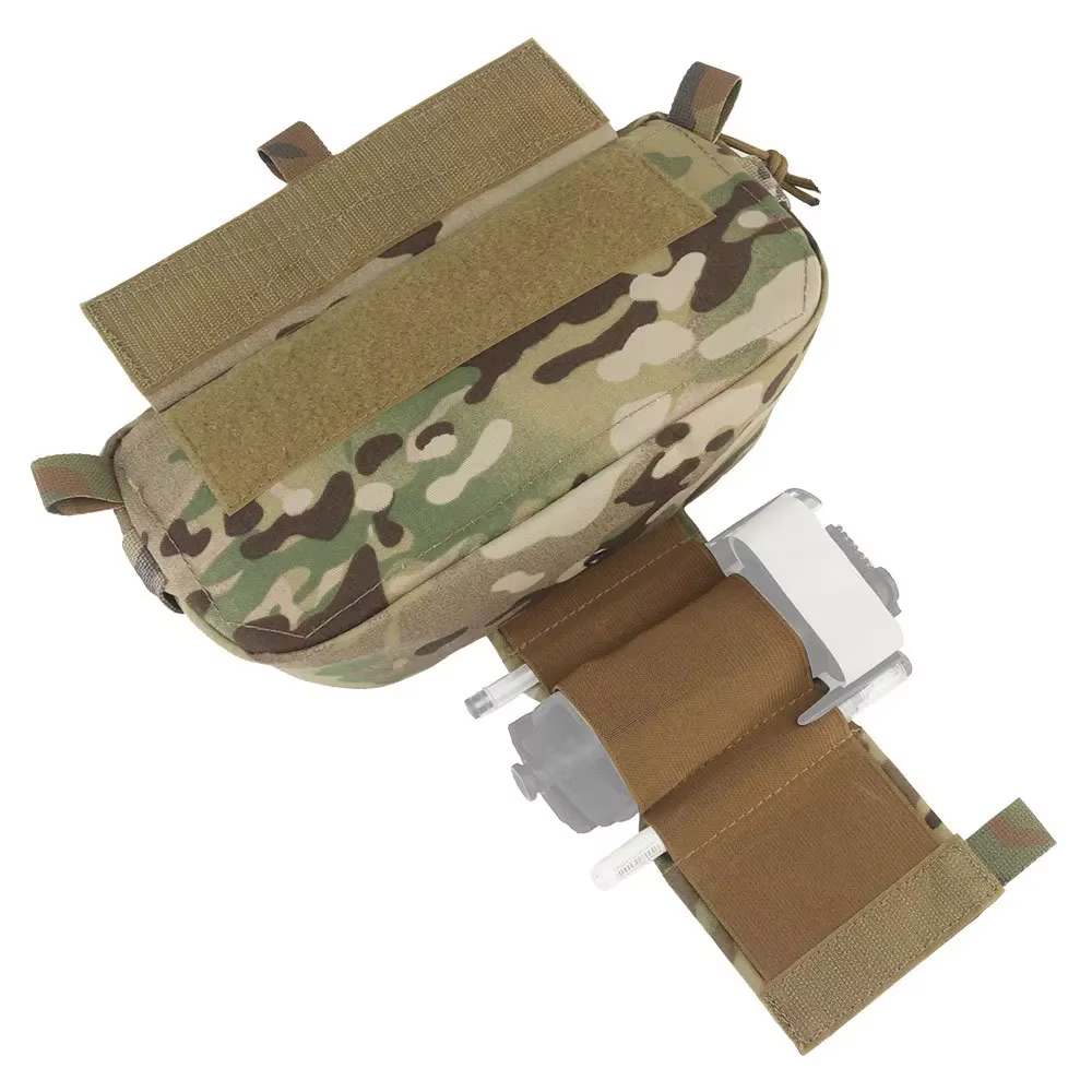 Bolsa táctica modular para chaleco – Portaplacas liberación rápida Airsoft y caza - imagen 5