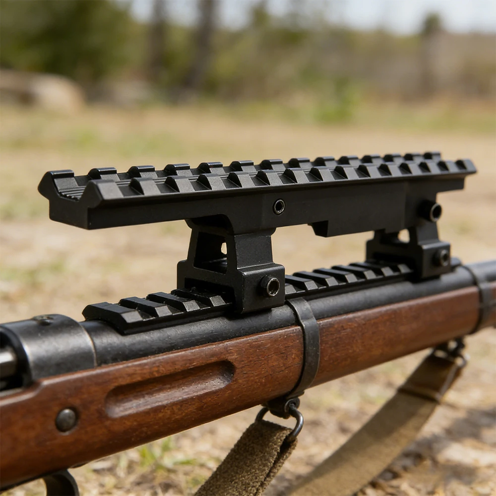Montura Táctica Riel Picatinny para Mira Telescópica Rifle K98 - imagen 3