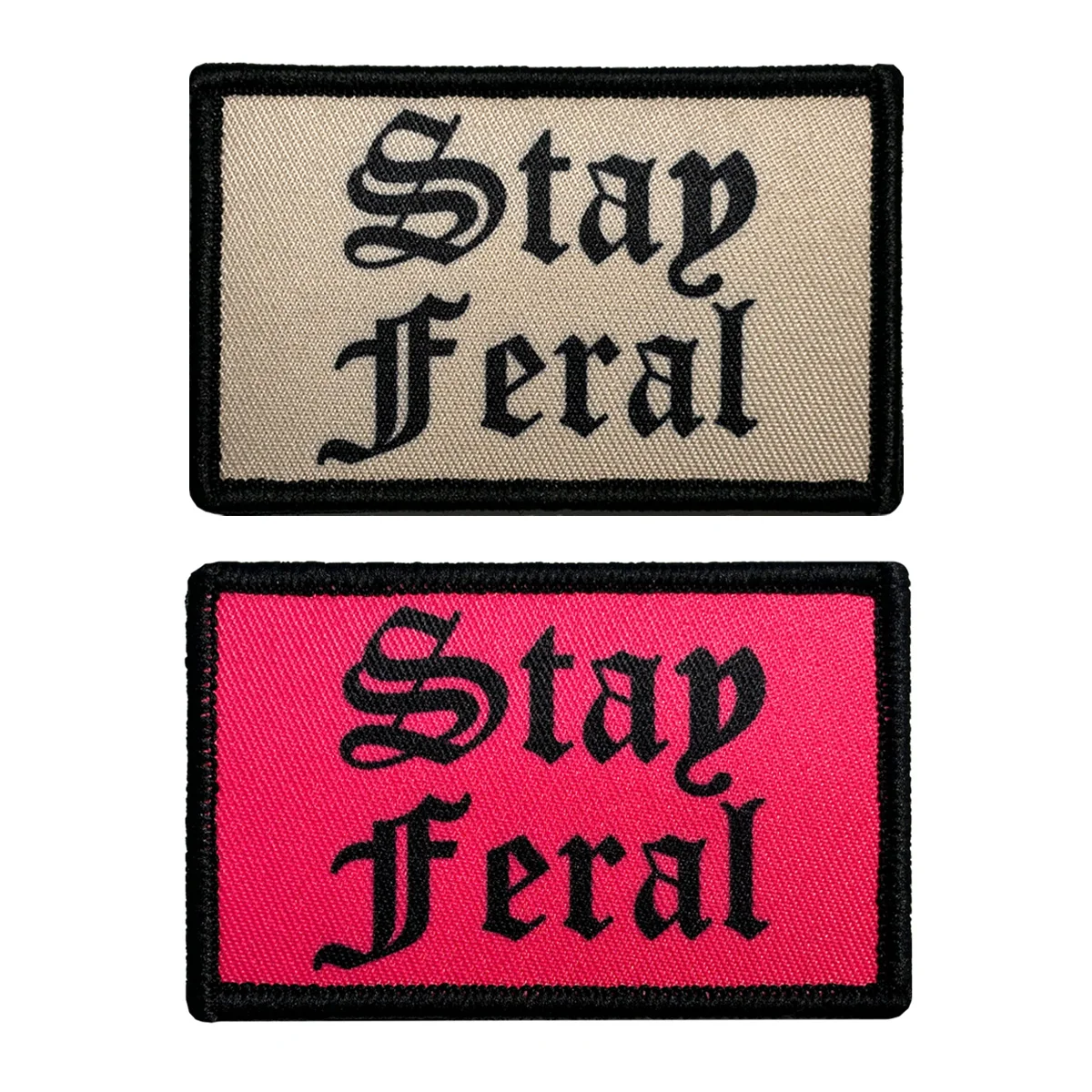 Parche táctico Stay Feral con velcro 5x7 cm - imagen 5