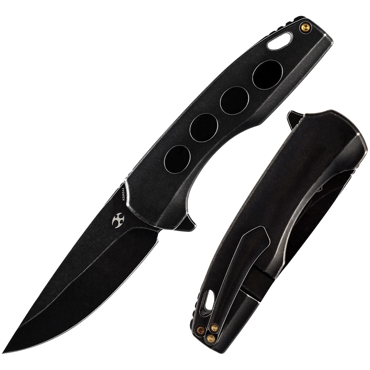 Kansept K2065 Cassowary: navaja plegable S35VN con mango de titanio