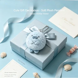 Llavero peluche foca suave – Colgante tierno mini accesorio regalo