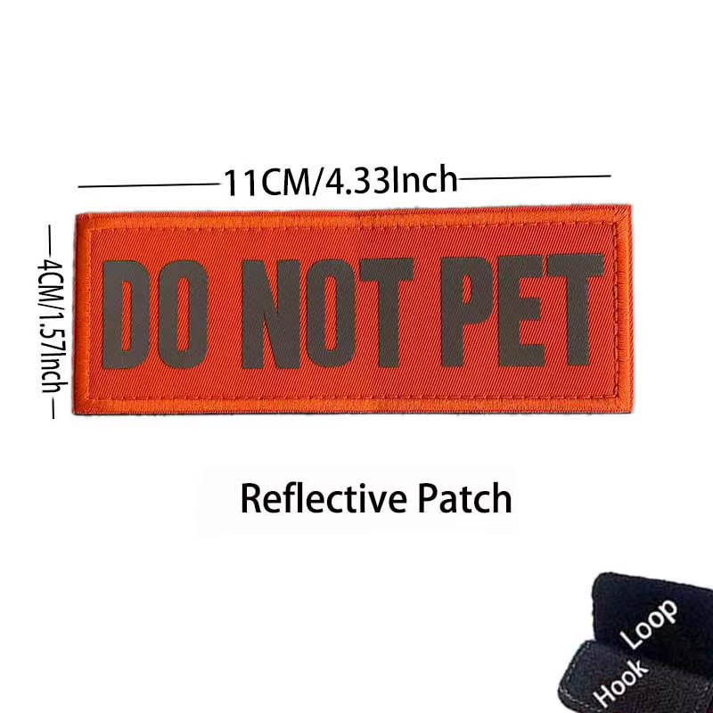Insignias de moral táctica para chaleco canino