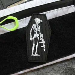 Projektmonark parche táctico PVC con brillo nocturno