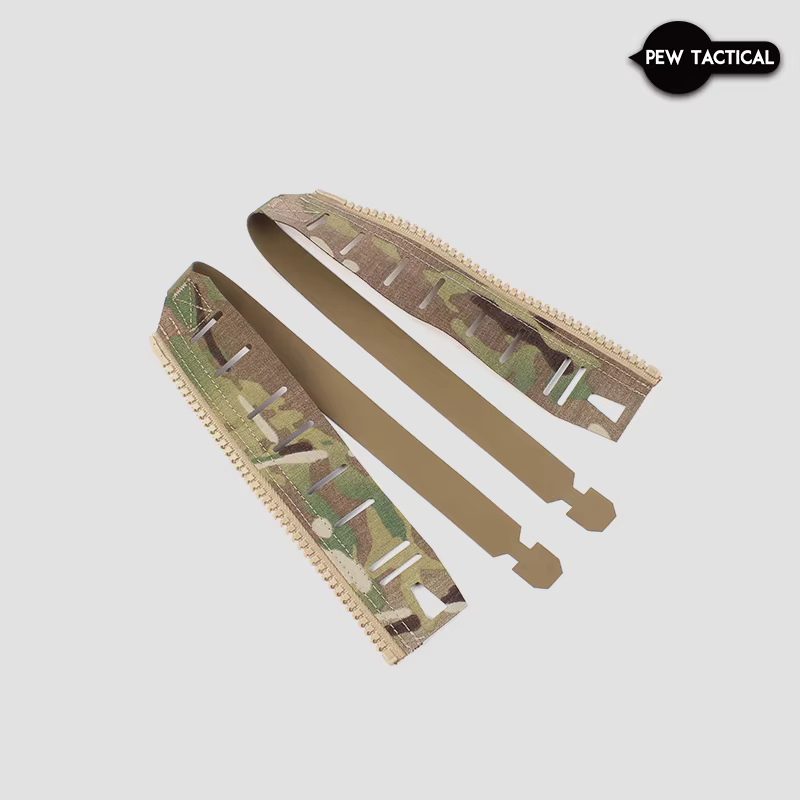 PEW Adaptador MOLLE cremallera táctica extensión panel trasero