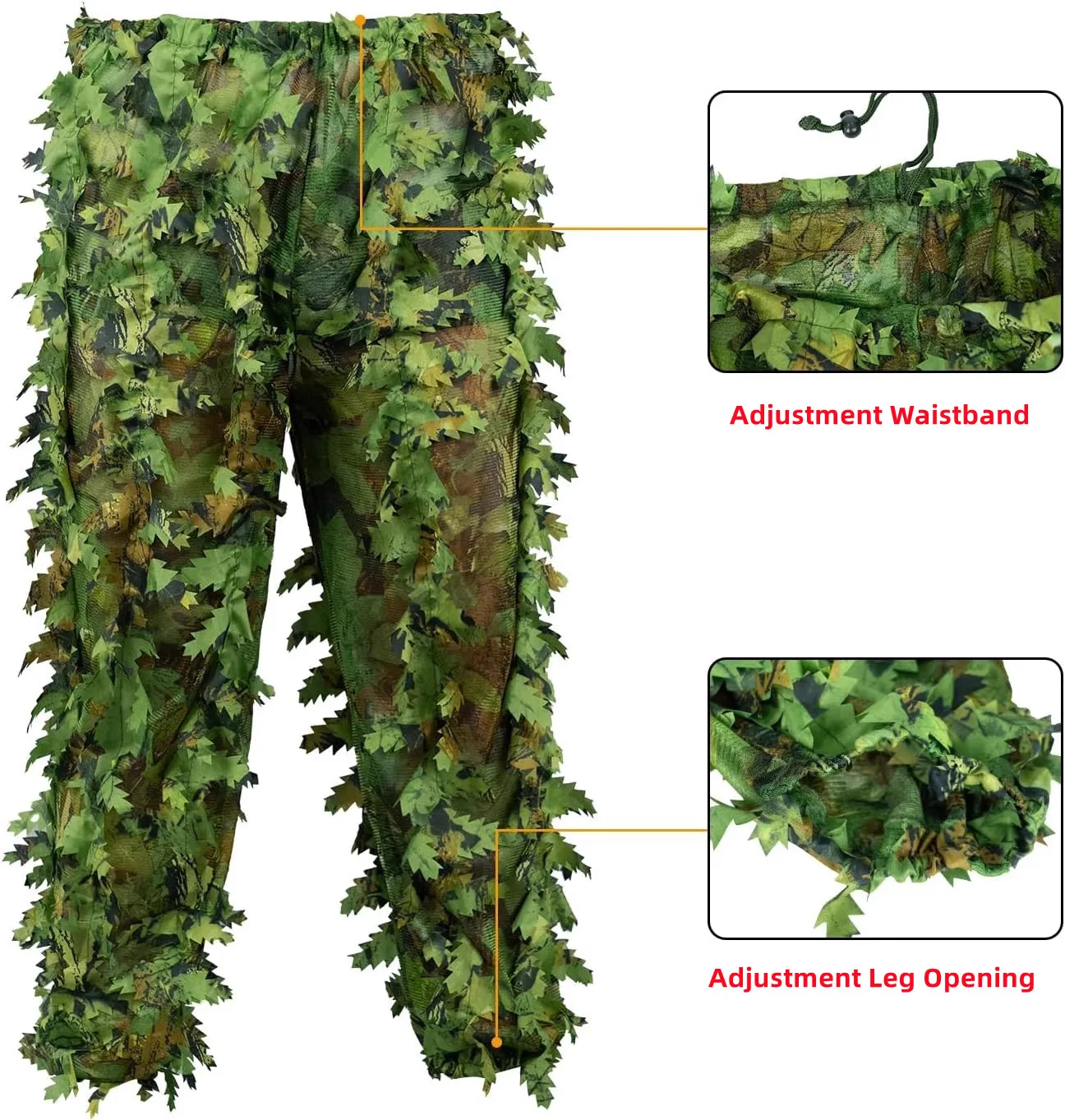 Traje Ghillie camuflaje biónico para caza, pesca y observación - imagen 4