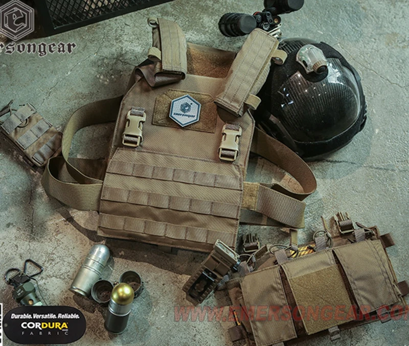 Chaleco táctico EmersonGear APC de nailon transpirable MOLLE caza - imagen 5