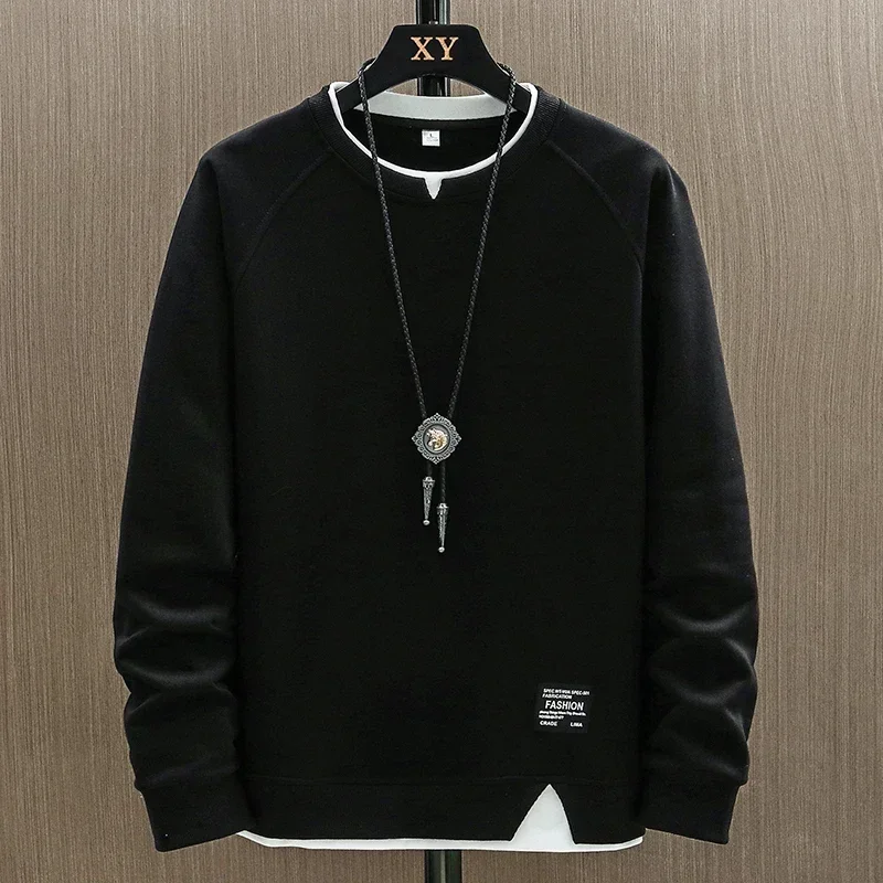 Sudadera streetwear hombre Harajuku holgada con capucha cuello redondo - imagen 3