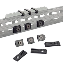 Guía de cables Picatinny CNC para linterna táctica con interruptor