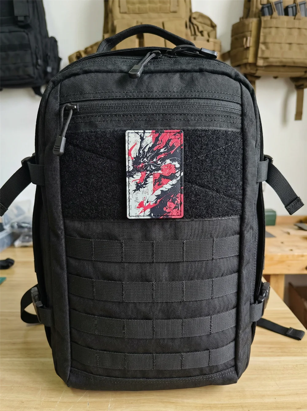Parche táctico PVC dragón zodiaco universal para chaleco y bolsa - imagen 5