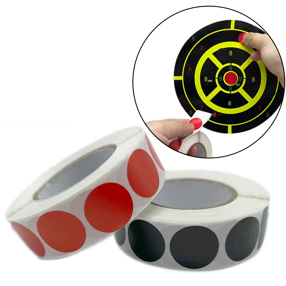 Objetivo tiro Bullseye negrorojo 19mm adhesivo
