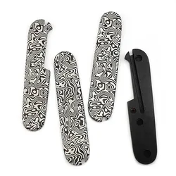 Repuesto empuñadura navaja Victorinox 91 mm TC4 damasco CNC