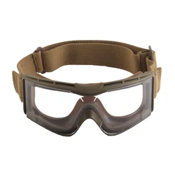 Gafas tácticas protectoras lentes reemplazables a prueba de viento
