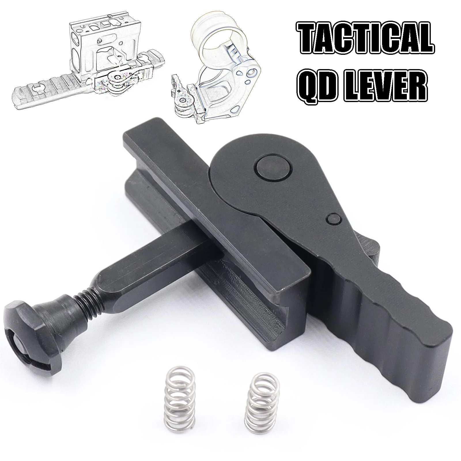 Soporte QD acero FTC Micro – liberación rápida para lupa táctica