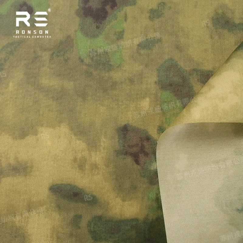 Tela Oxford impermeable táctica A-TACS-FG MOSS con revestimiento PU - imagen 4