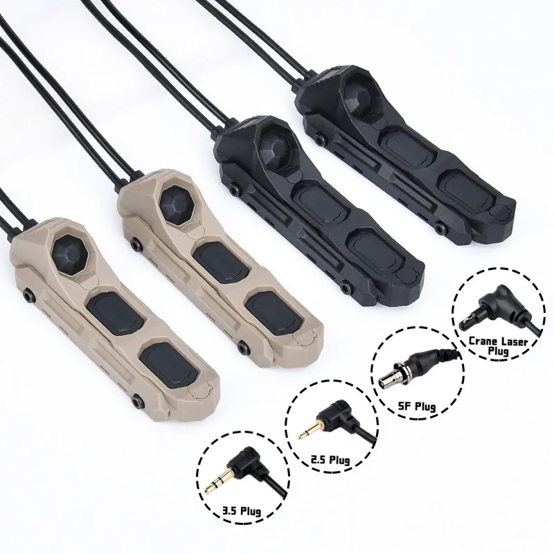 WADSN láser táctico Airsoft Axon doble función con mando remoto