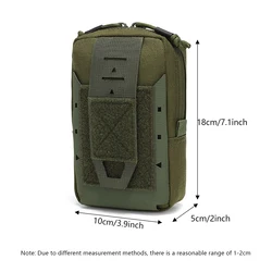 Bolsa táctica MOLLE para chaleco o cinturón con apertura rápida