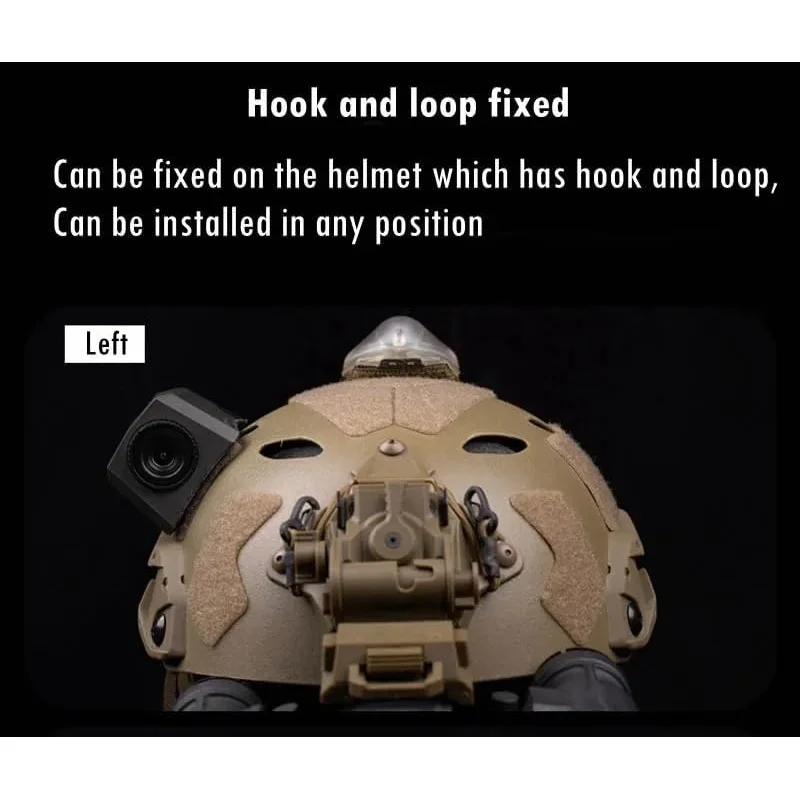Soporte cámara táctica para casco con velcro gancho y bucle - imagen 5
