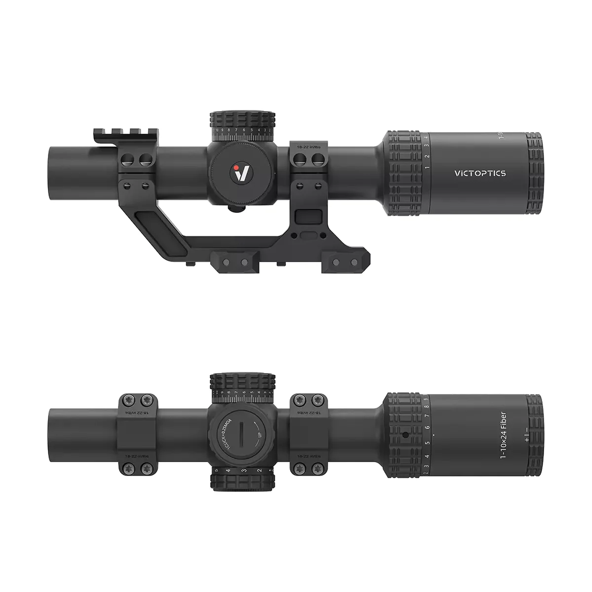 Victoptics S10 1-10x24 SFP LPVO – Mira telescópica iluminación roja/verde - imagen 2