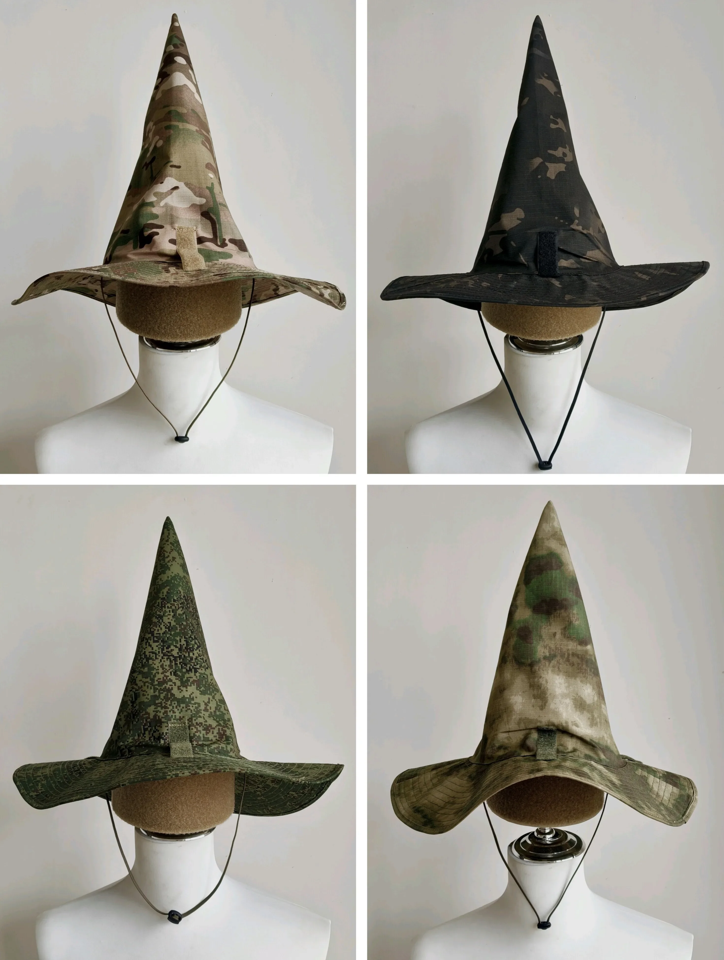 Sombrero táctico de caza con ala ancha para disfraz cosplay - imagen 5