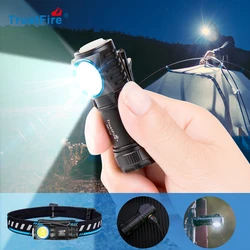 TrustFire MC12 Linterna frontal LED recargable magnética táctica