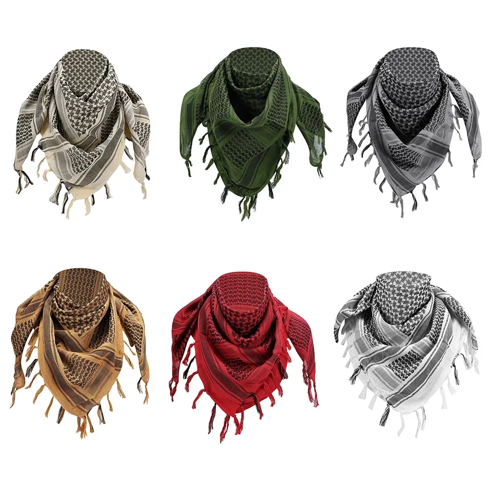 SINAIRSOFT Shemagh táctico desierto – Keffiyeh para cabeza y cuello - imagen 3