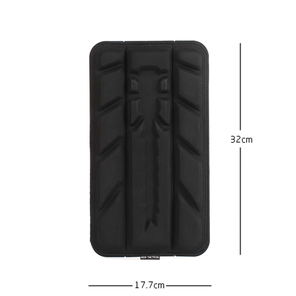 Vista frontal de la mochila táctica FLATPACK con sistema de acolchado