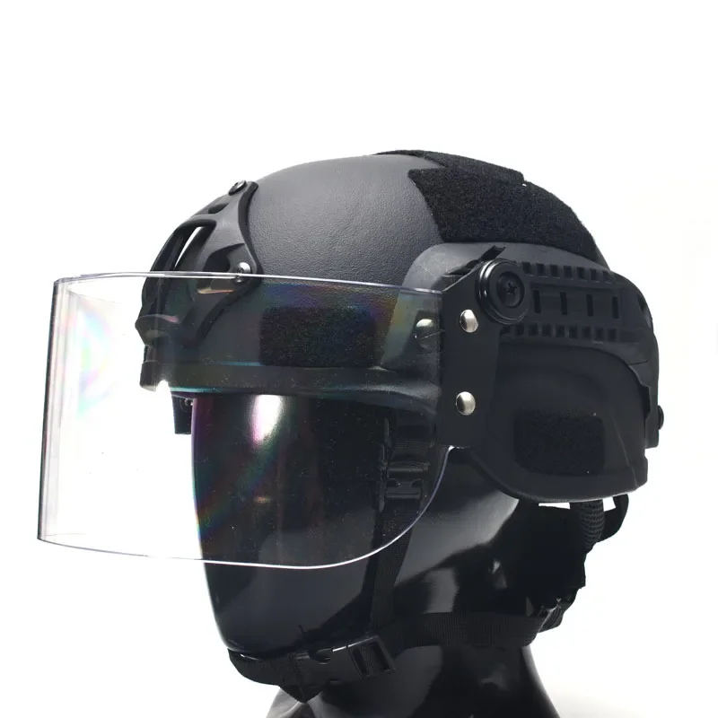 Gafas abatibles protección táctica antidisturbos casco MICH Picatinny - imagen 3