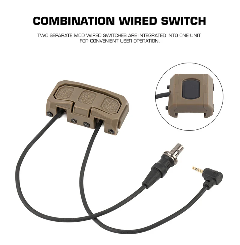 Funda táctica MOD para interruptor linterna airsoft doble control - imagen 5