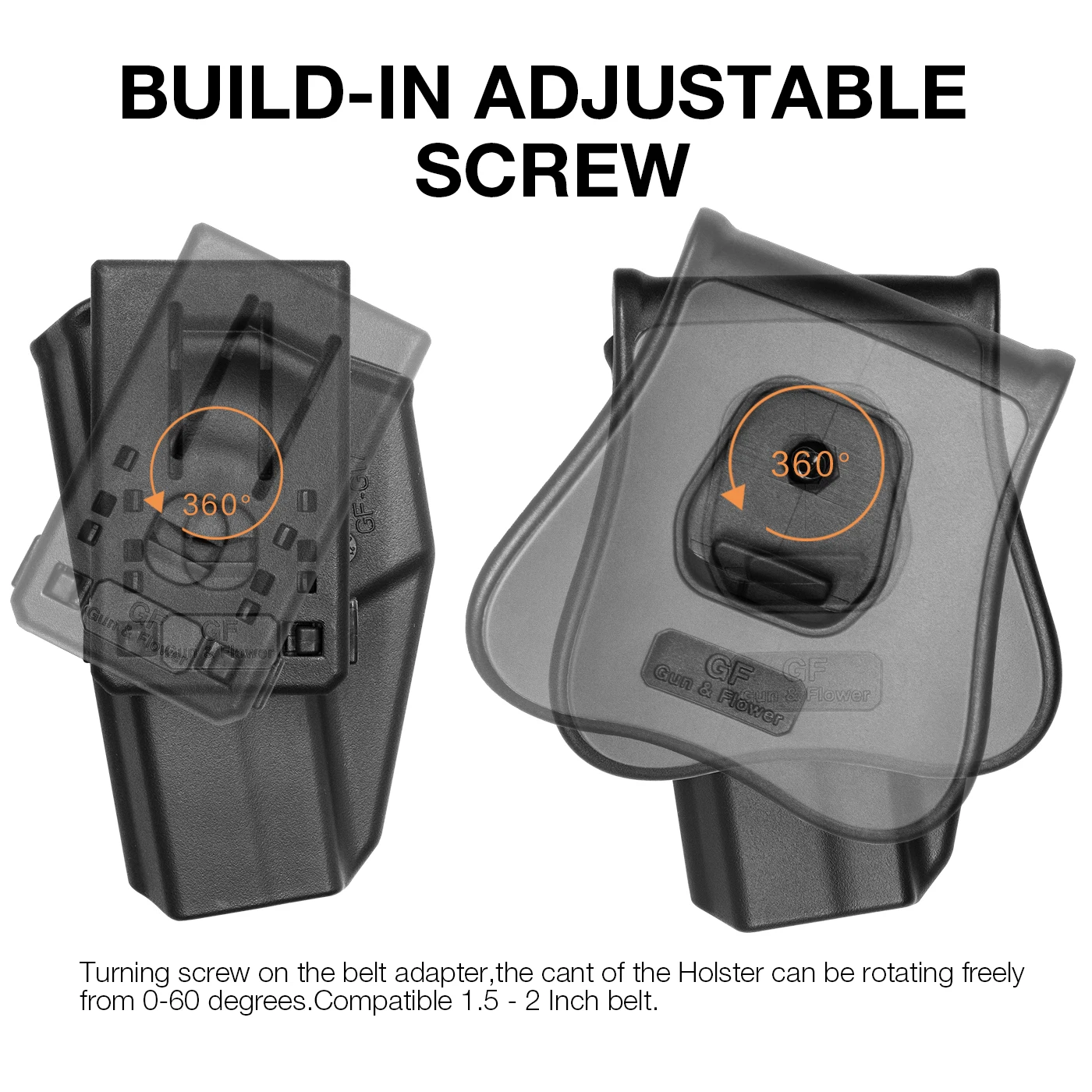 Funda táctica Glock 17 polímero OWB con acabado exterior homologable - imagen 5