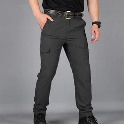 Pantalones tácticos cargo transpirables impermeables multibolsillo