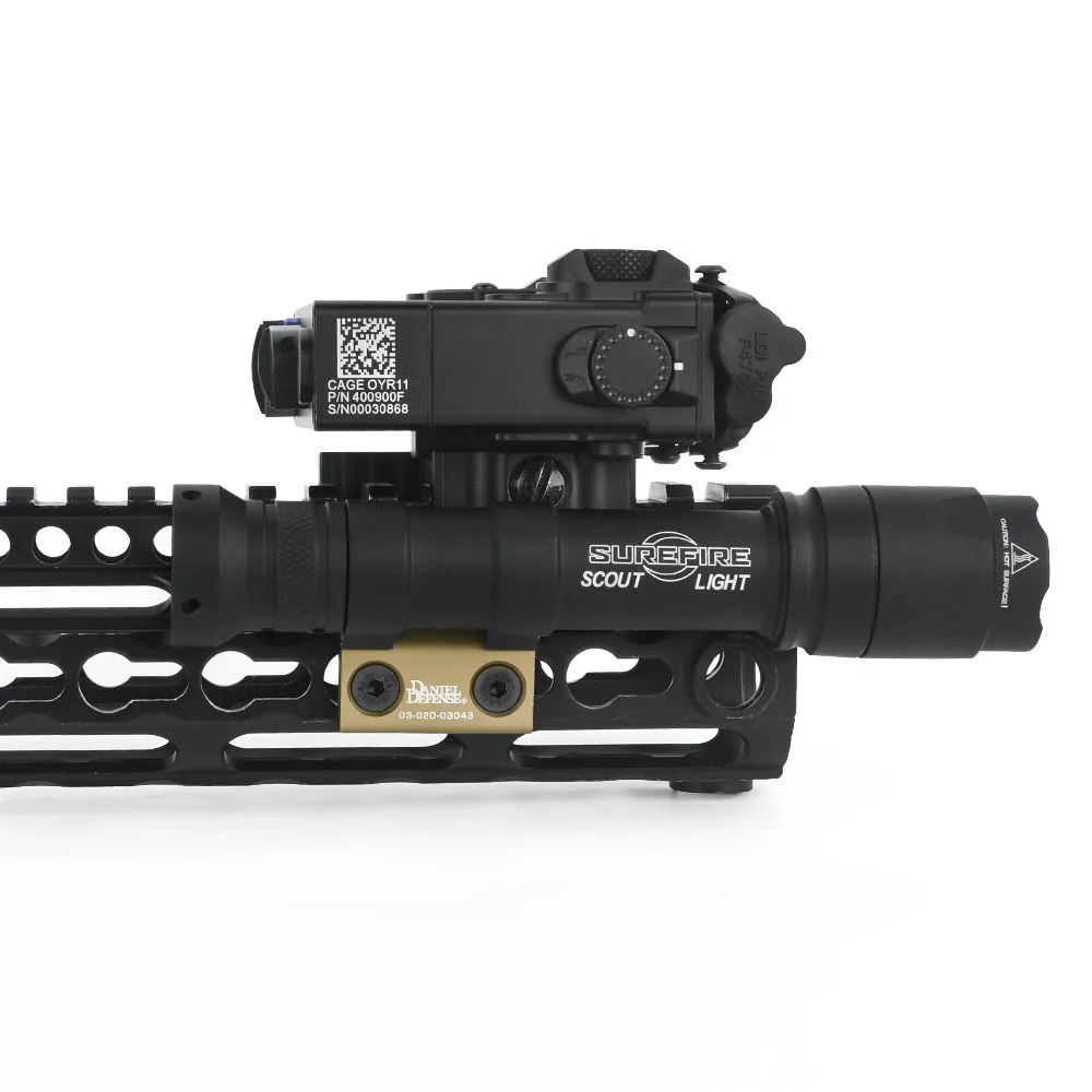 Montura DD M-LOK/KeyMod para linterna táctica - M300/M600 compatible - imagen 2