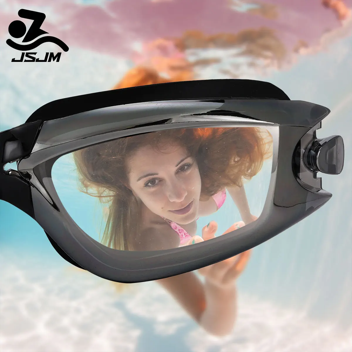 Gafas natación silicona protección UV antiniebla – Adulto ajustable