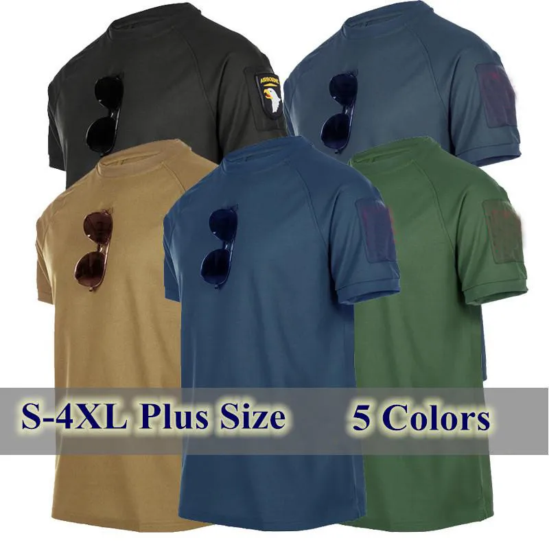 Camisetas tácticas de verano para hombre secado rápido manga corta - imagen 4