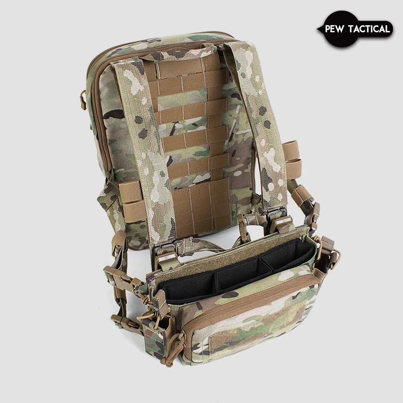 Pew Tactical D3 Flat Pack PLUS – Bolsa táctica híbrida airsoft - imagen 2